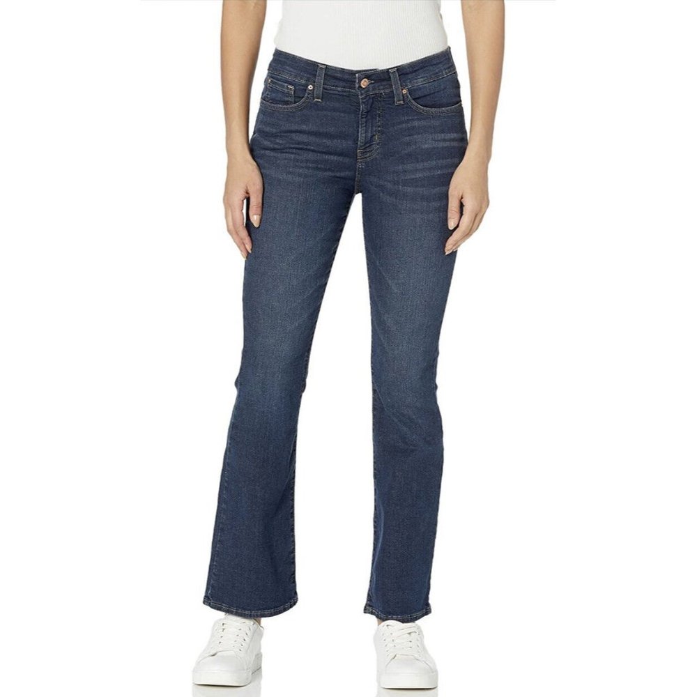 Levis Signature Gold Jeans Womens 4S Blue Denim Boot Cut Mid Rise W27 L30